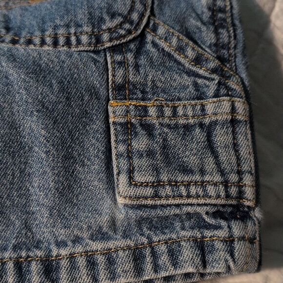 Faded Glory Vintage Infant Carpenter Denim Jean Shorts Y2k - Picture 5 of 6